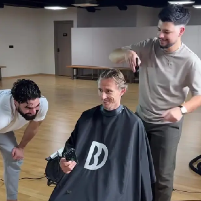 Luka Modrić frizura