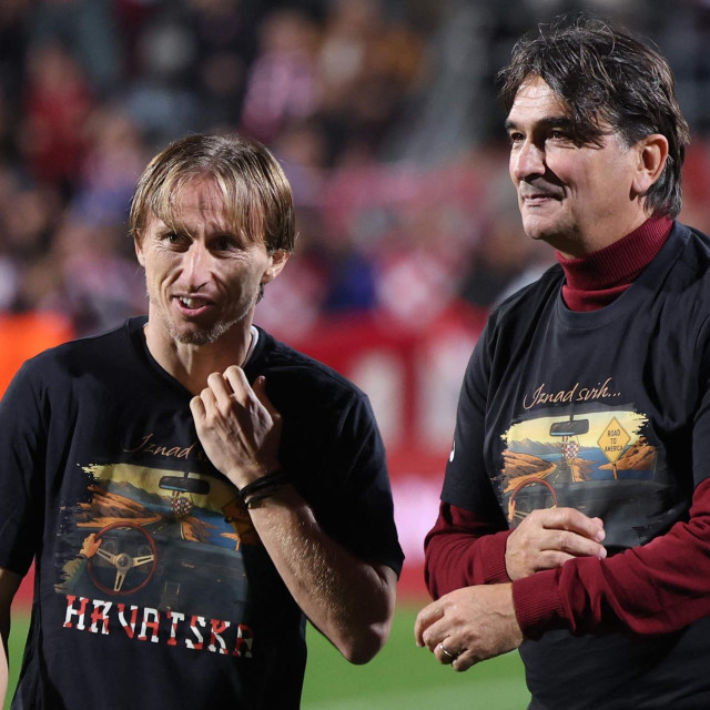 Luka Modrić i Zlatko Dalić