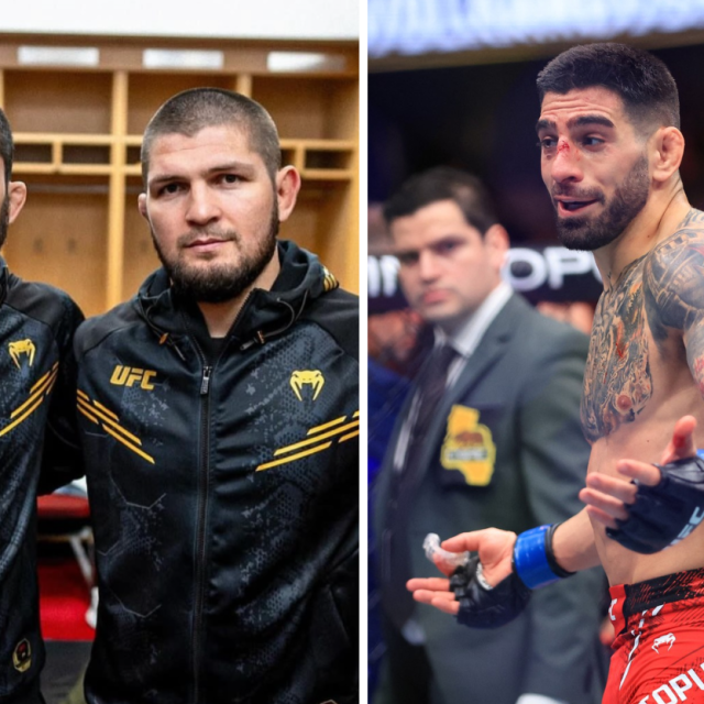 Islam Makhachev i Khabib Nurmagomedov | Ilia Topuria