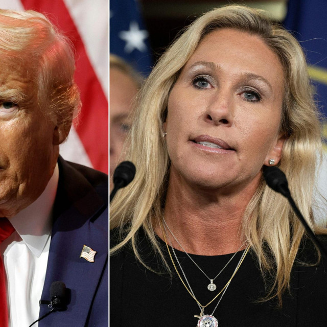 Donald Trump i Marjorie Taylor Greene