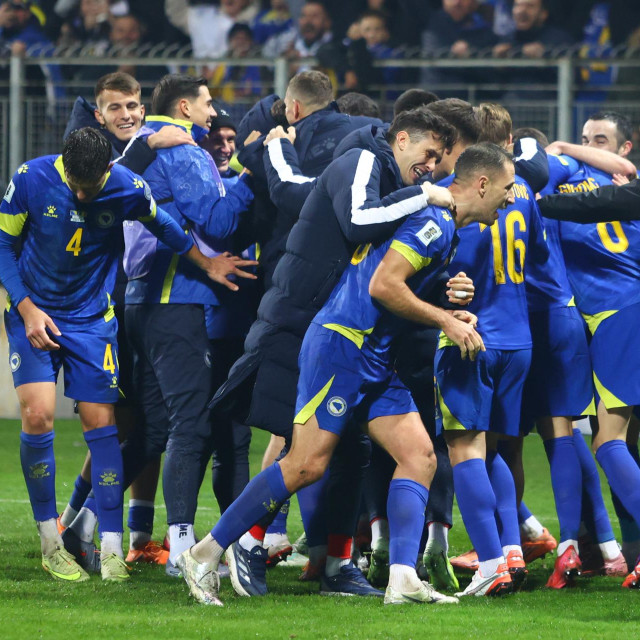 Slavlje nogometaša BiH 