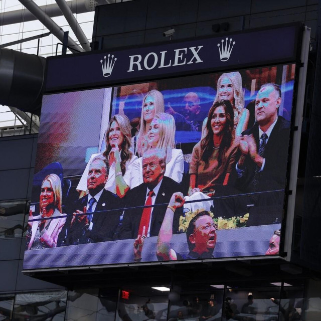 Trump na teniskom dvoboju