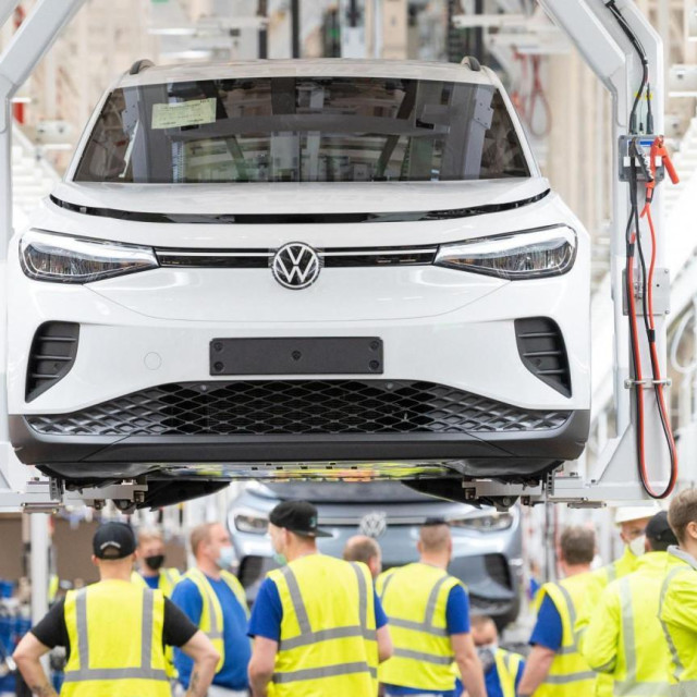 Proizvodnja automobila u Volkswagenovoj tvornici