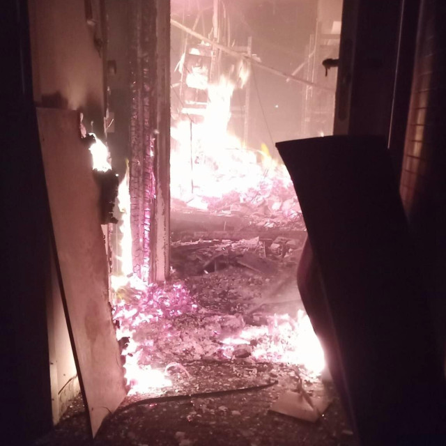 Požar u Vjesnikovom neboderu