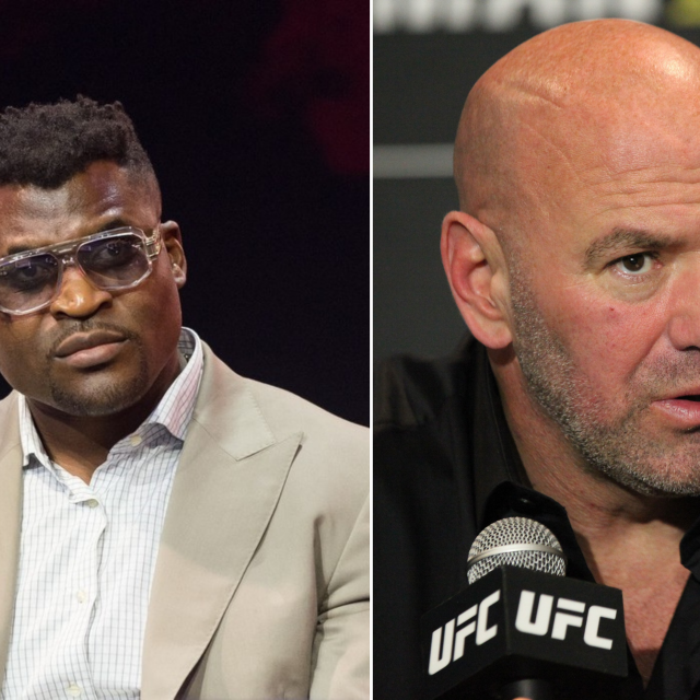 Francis Ngannou i Dana White