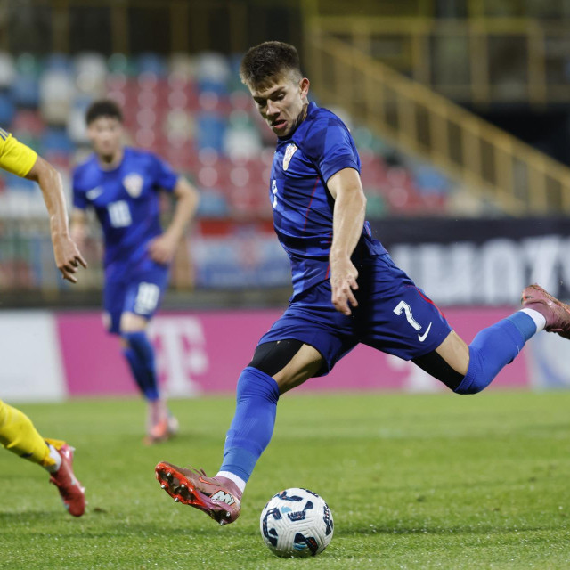 Adriano Jagušić u dresu mlade reprezentacije Hrvatske