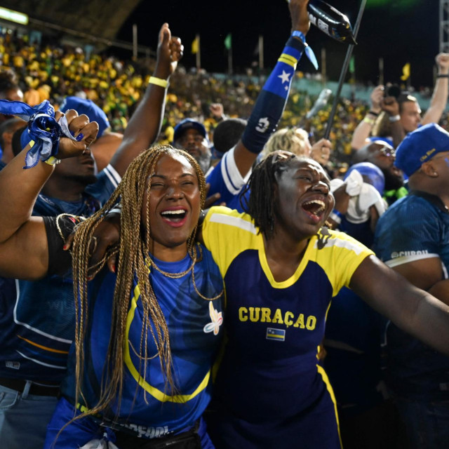 Slavlje navijača Curaçaa
