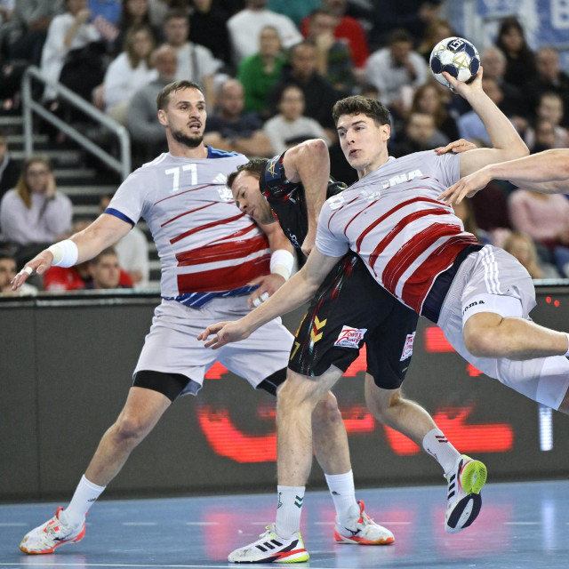 Luka Klarica u utakmici protiv Magdeburga