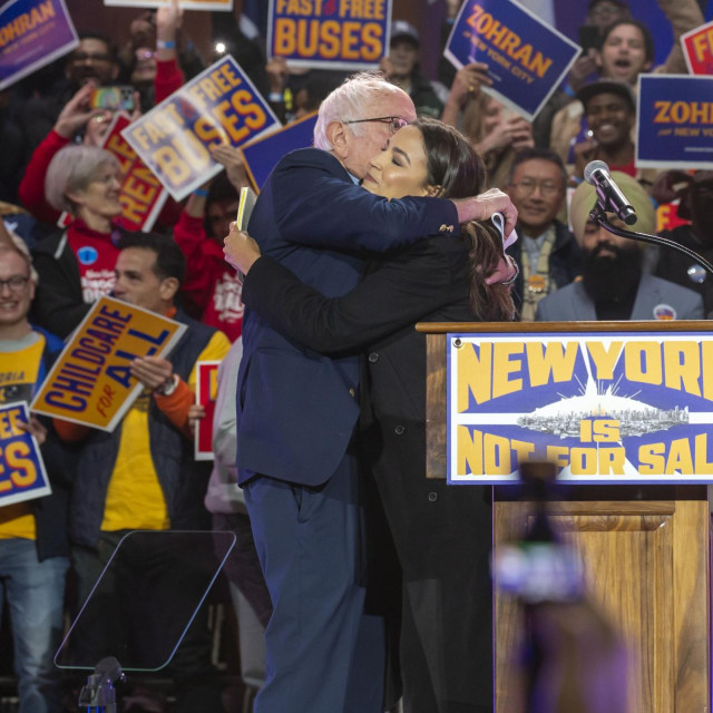 Bernie Sanders  i Alexandria Ocasio-Cortez