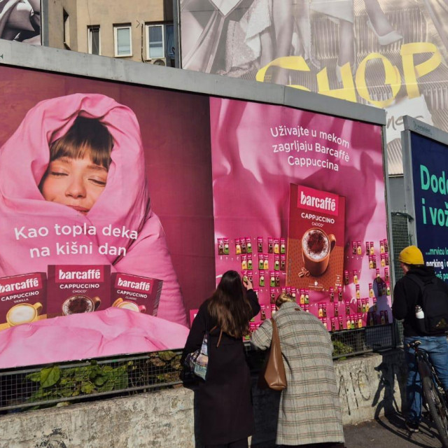 Barcaffe Cappuccino - billboard oglas