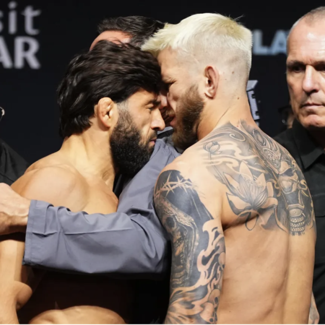 Arman Tsarukjan (lijevo) i Dan Hooker (desno) | UFC Katar