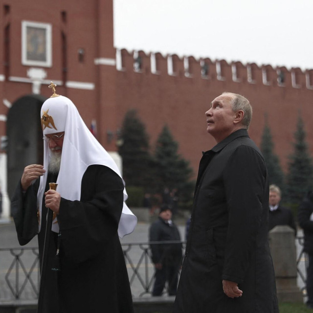 Moskovski patrijarh Kiril i Vladimir Putin