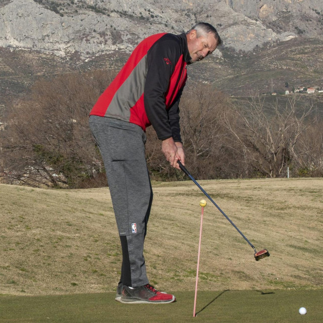 Toni Kukoč na terenima Golf kluba Split 1700.