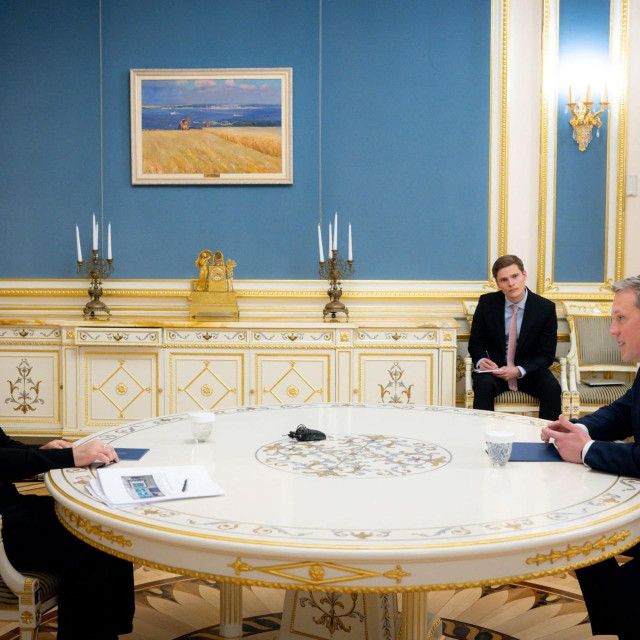 Volodimir Zelenski i Daniel Driscol