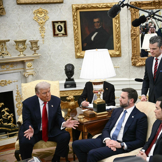 Sastanak u Bijeloj kući; ilustracija