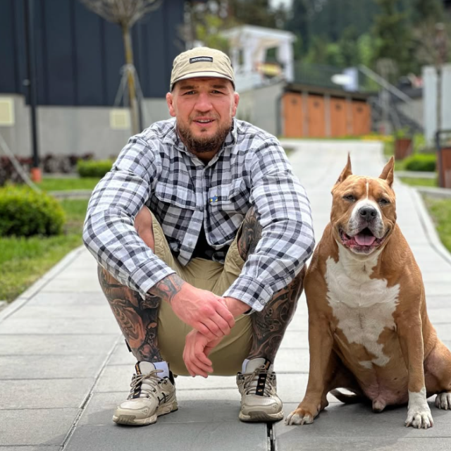 Jaroslav Amosov i njegov pas