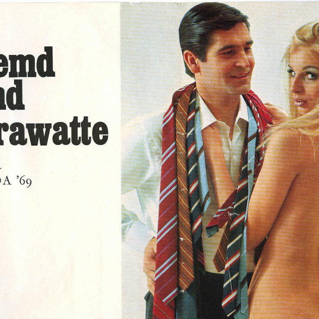 Seksističke reklame nekoć su bile uobičajene, srećom danas nitko ovako ne reklamira kravate