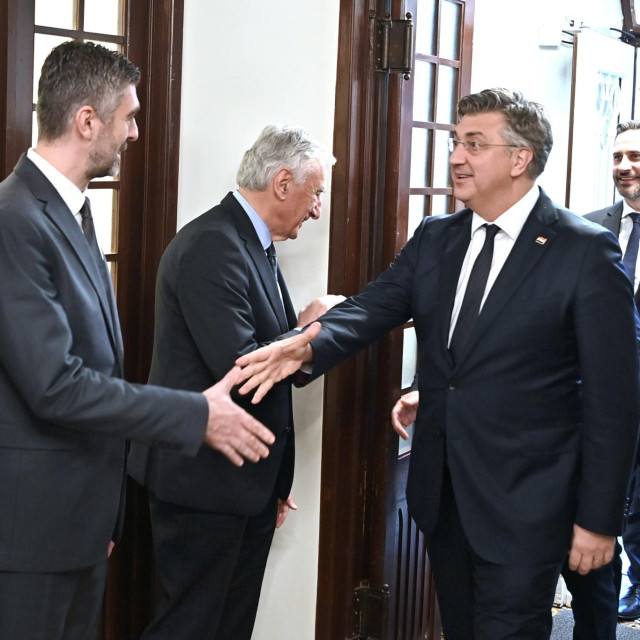Mato Franković i Andrej Plenković