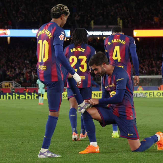 Lamine Yamal i Ferran Torres slave pogodak Barcelone