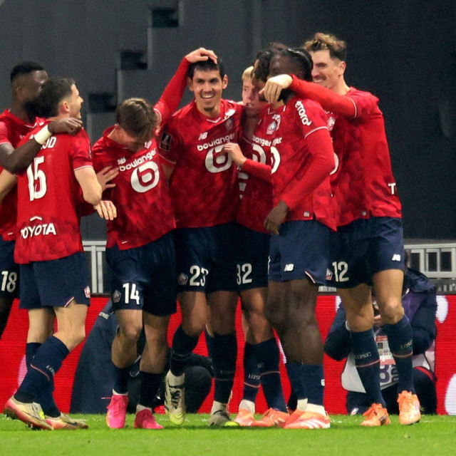 Nogometaši Lillea slave pogodak protiv Paris FC-a