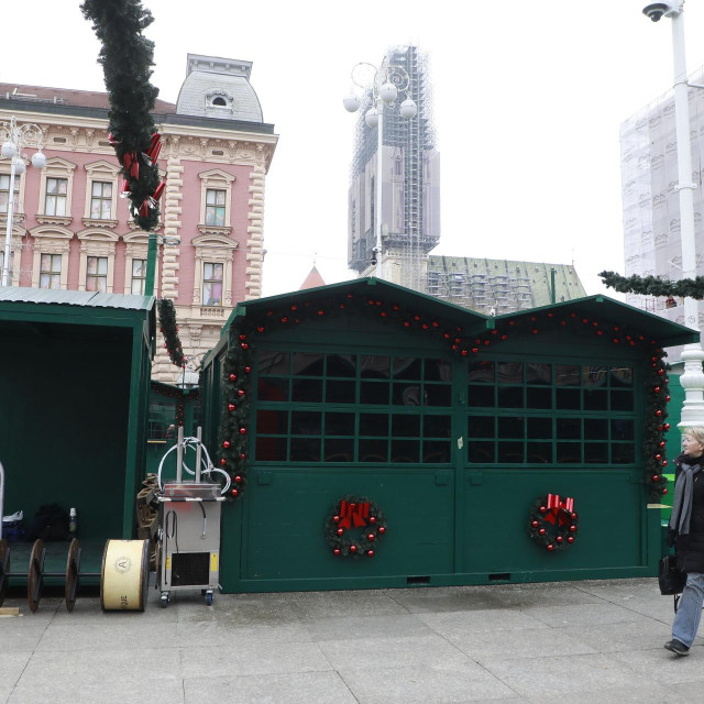 Ovogodišnje kućice na Trgu bana Jelačića