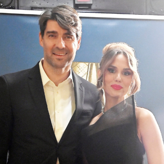 Vedran Ćorluka i Franka Batelić