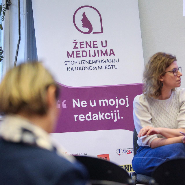Konferencija za medije na kojoj su predstavljeni rezultati istraživanja ”Žene u medijima”