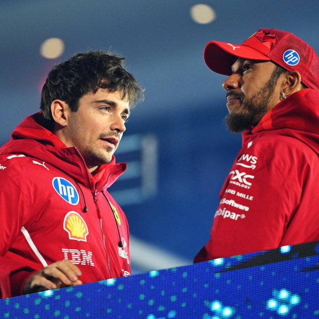 Charles Leclerc i Lewis Hamilton