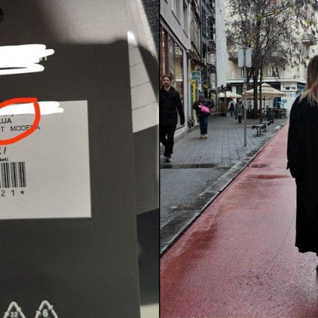 U djelu trgovina originalne etikete na odjeći kažu da je roba Made in China, a onda su stavljene dodatne etikete na kojima se kao zemlja podrijetla navodi Italija