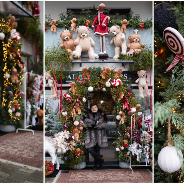 Cvjećar i aranžer Željko Alar (29) svoju cvjećanicu ukrasio je popularnim medvjedićima