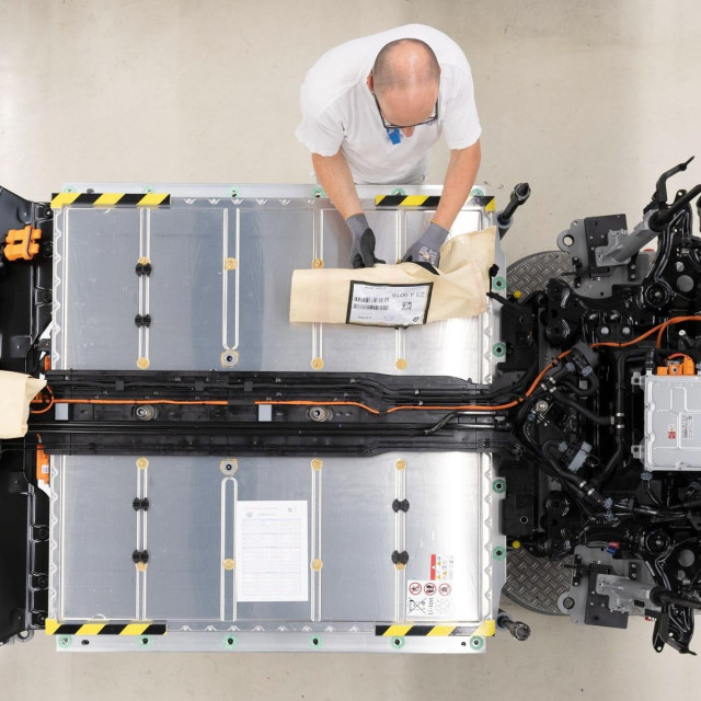 VW tvornica električnih automobila, ilustracija