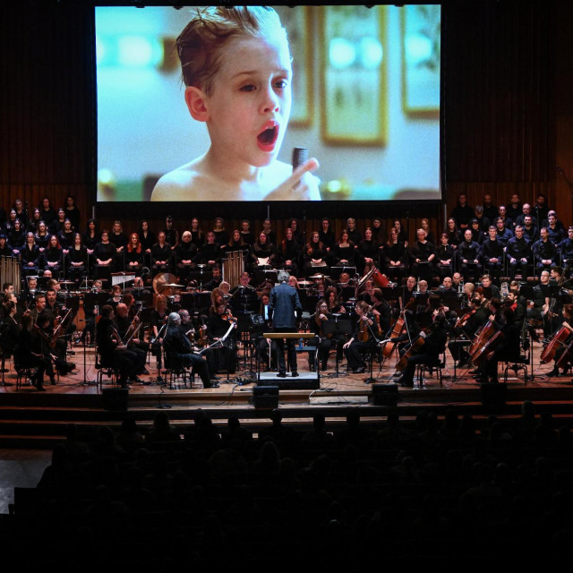 27.12.2024., Zagreb - Zagrebacka filharmonija uz film Sam u kući