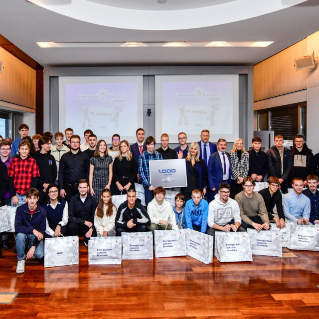 Dobitnici i visoki uzvanici 31. dodjele HEP-ove nagrade učenicima Imam žicu!