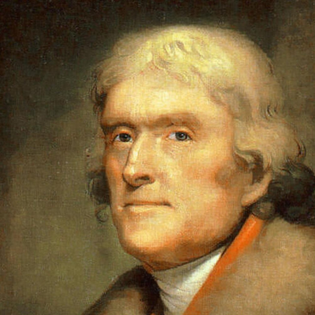 Thomas Jefferson (litografija nastala prema portretu koji je naslikao Rembrandt Peale)