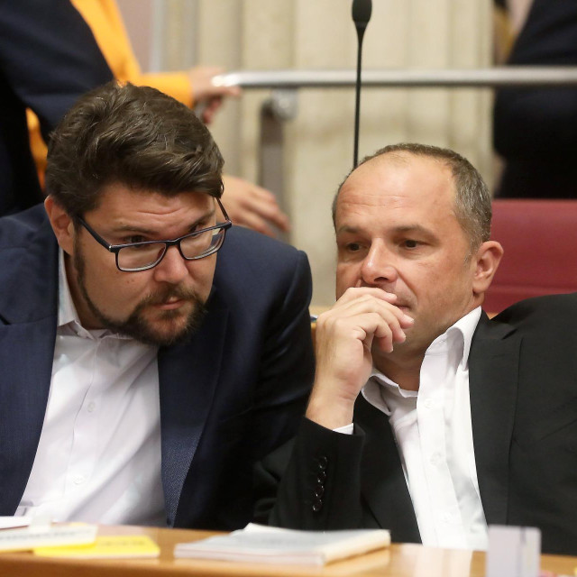 Peđa Grbin i Siniša Hajdaš Dončić

 