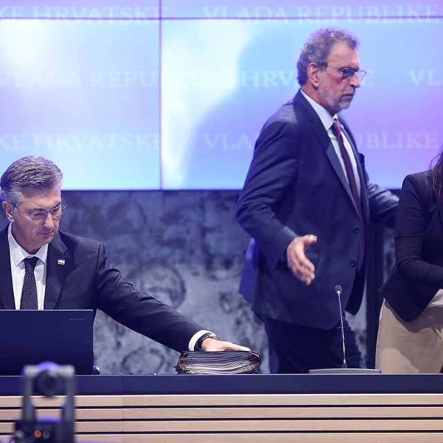 Premijer Andrej Plenković na sjednici Vlade