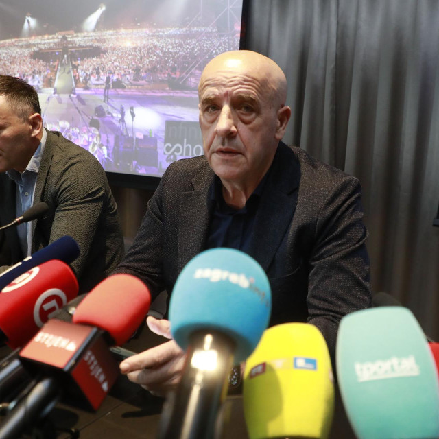 Konferencija za medije menadžmenta pjevača Marka Perkovića Thompsona
 