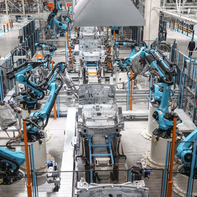 Proizvodnja kineskih automobila, ilustracija