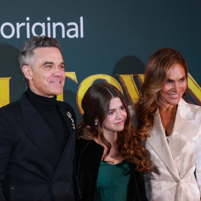 Robbie i njegova supruga Ayda nisu krili ponos zbog uspjeha svoje kćeri