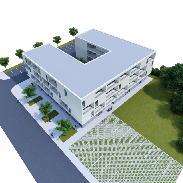 Primjer zadružne zgrade za stanovanje