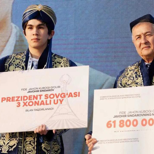 Doček Sindarova u Taškentu