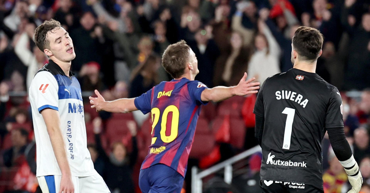 VIDEO: Gosti šokirali Katalonce na startu, a onda je uslijedio preokret! Dani Olmo utrpao dva komada u slavlju Barce