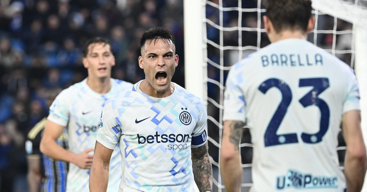Inter s Sučićem v prvem polčasu premagal Piso, Martinez dvakrat zadel