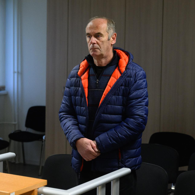 Matija P. u sudnici Županijskog suda u Velikoj Gorici