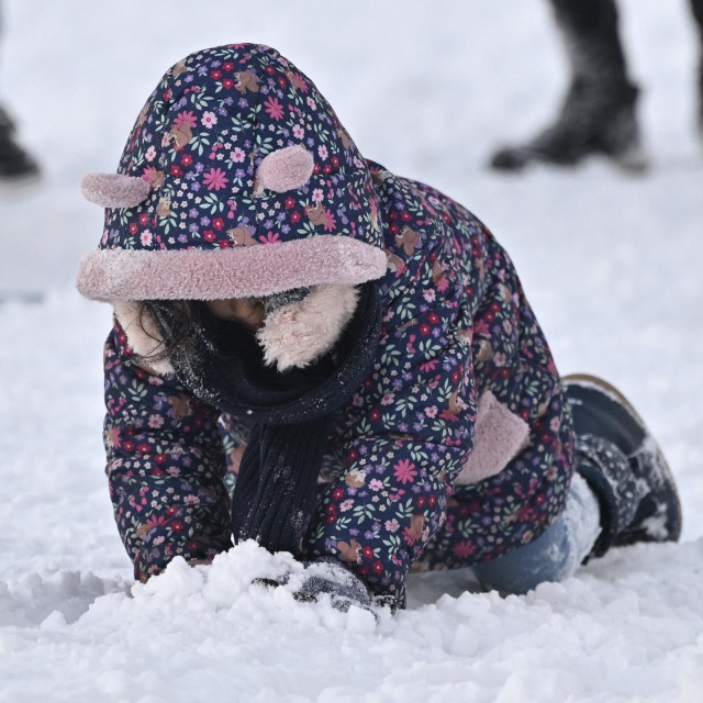 Hoće li najmlađi uživati u snježnim radostima?