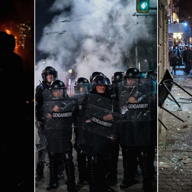 Neredi u Sofiji zbog uvođenja eura i vladinog plana proračuna za 2026.