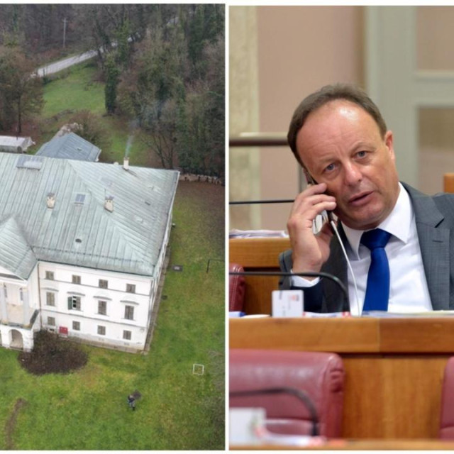 Dvorac Januševec uz koji se planira gradnja kompleksa i Alen Prelec, načelnik Brdovca