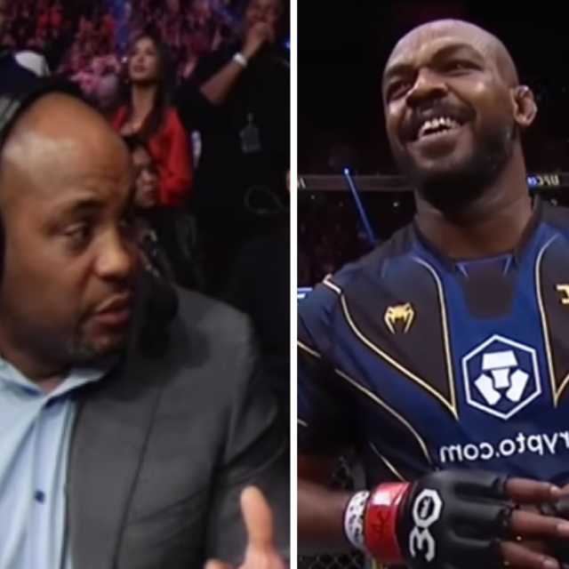 Daniel Cormier (lijevo) i Jon Jones