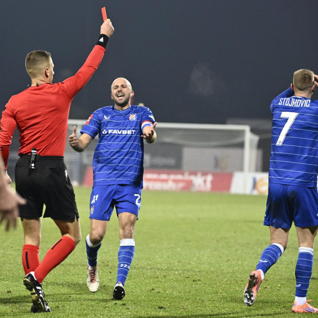 Luka Stojković, crveni karton