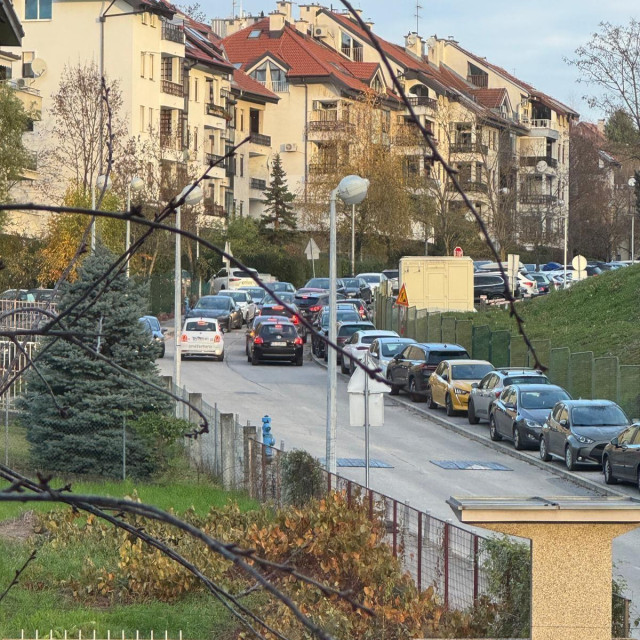 Vrtlarska se guši u automobilima